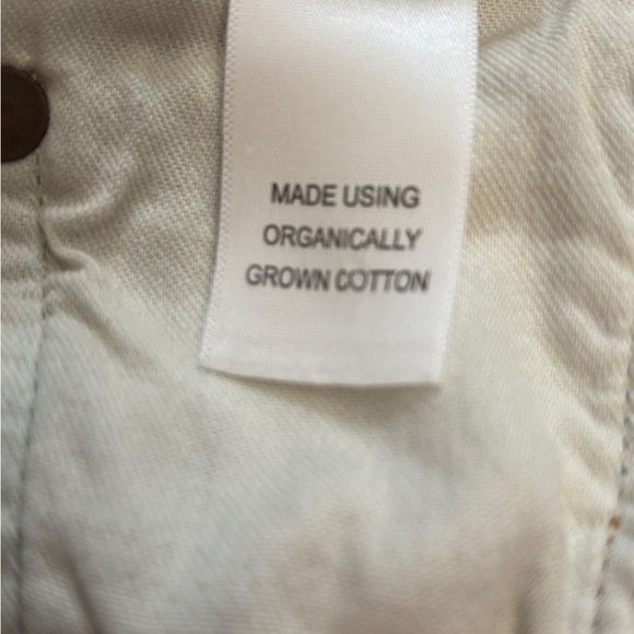 AGOLDE Riley Crop High Rise Straight Leg Medium Blue Fray Hem Denim Jean Size 28 - Picture 11 of 12